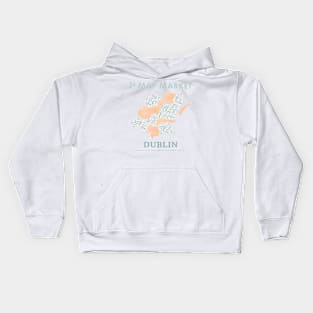 Dublin Map - Full Size - Kids Hoodie